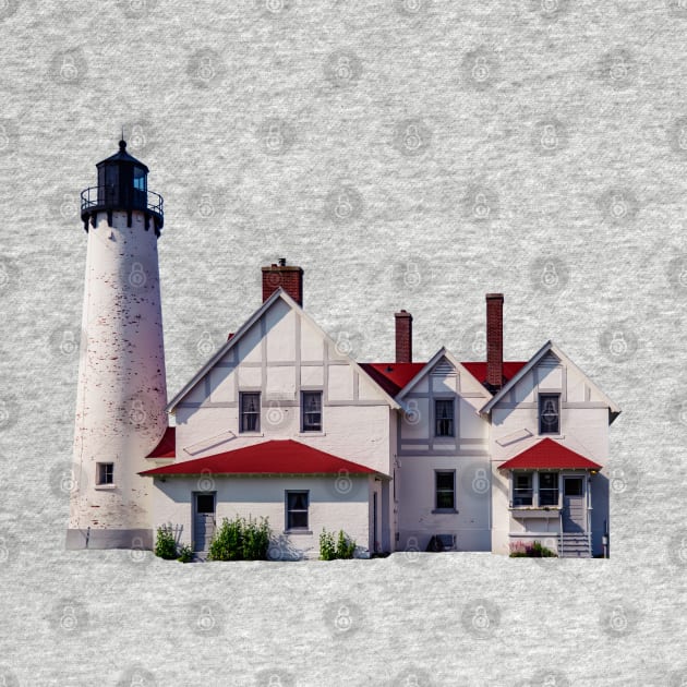 Point Iroquois Lighthouse by Enzwell